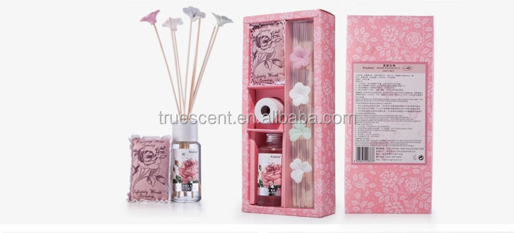 フレグランスディフューザ50ミリリットルガラスセラミックフラワーts-cd29が付いているギフトセット問屋・仕入れ・卸・卸売り