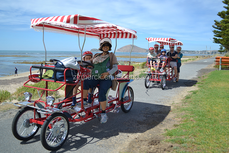Adult Pedal Quads Bicycle Surrey Bike Four Wheels