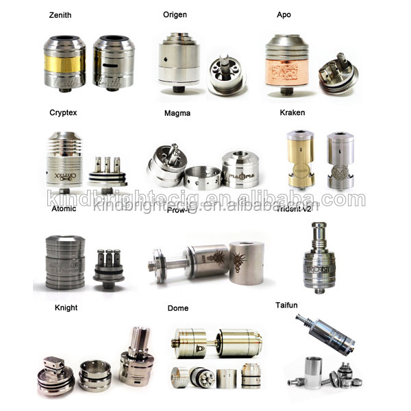 Nice airflow system atomizer Vulcan RDA with copper pin