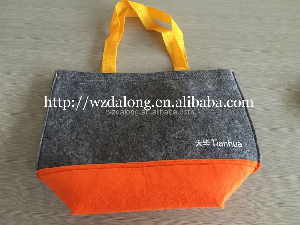 のalibabaエクスプレスのホットな新製品のための中国のサプライヤー卸売2015リサイクル可能な非編まれた環境にやさしい袋を感じた仕入れ・メーカー・工場
