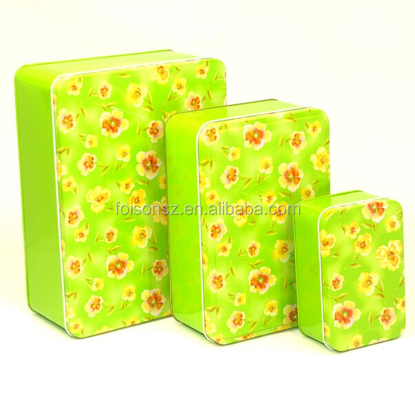 special easter egg shape candy tin can