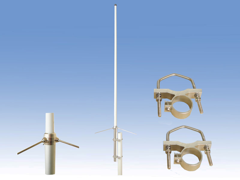 Vhf / UHF 145 / 435 Mhz dipôle antenne / double bande en fiber de verre antenne de station de