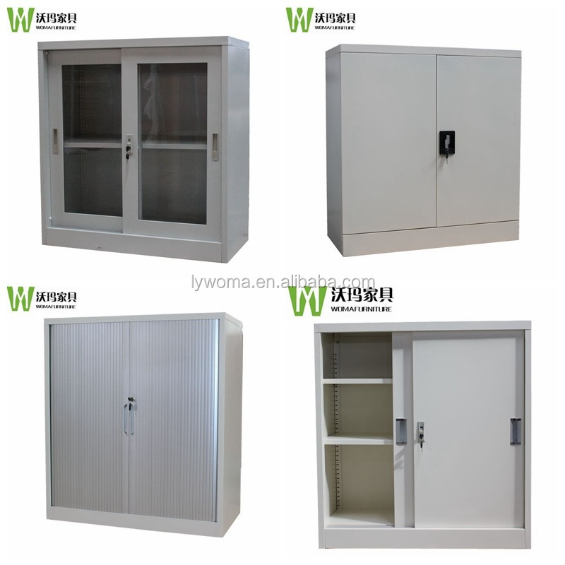 Cheap Lockable Glass Doors Half Height Small Low Metal File