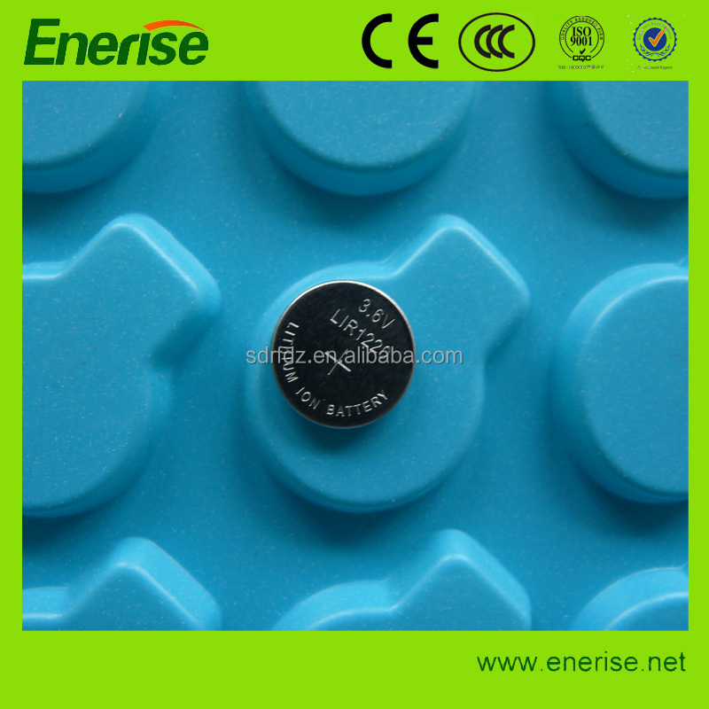付きのボタン電池充電式lir12203.6vリチウム電池中国製仕入れ・メーカー・工場