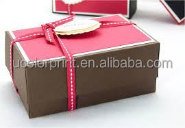 New design chocolate box for wedding invitation