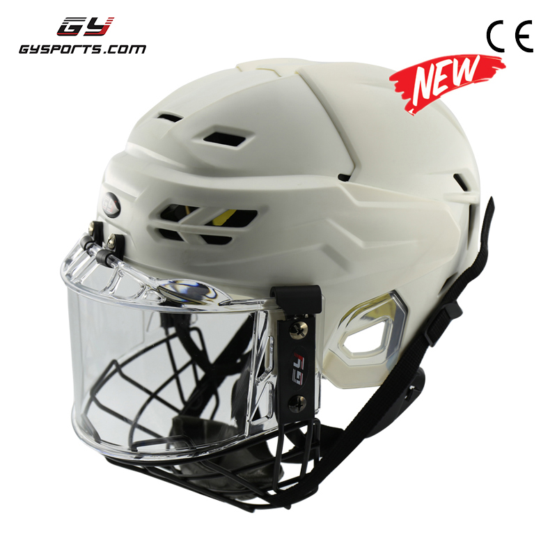 Factory Wholesale Sport Safety Helmet Ice Hockey Helmet With Dust Mask