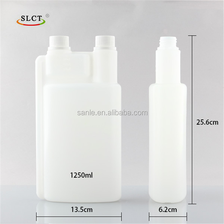 HDPE white liquid container