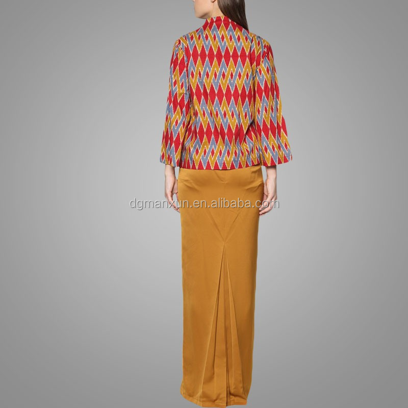 New design dubai abaya 2016 high quality malaysia baju kurung modern