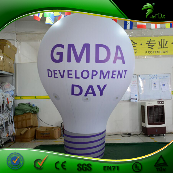 Indoor Hanging Style Giant Inflatable Light Bulb,Pvc Advertising
