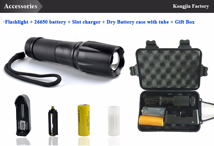 Xml t6 ledミリタリーグレード懐中電灯ハイパワー充電式led懐中電灯戦術g700 led懐中電灯仕入れ・メーカー・工場