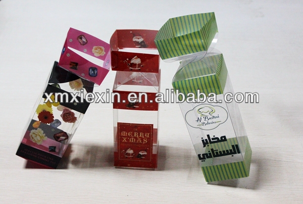 custom print clear lollipop display boxes