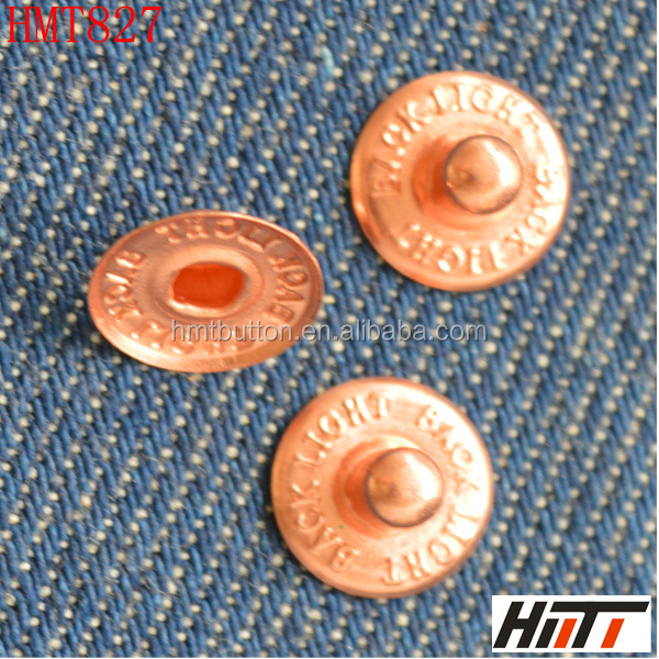 Embossed Logo Jeans Metal Nipple Rivet Buy Jeans Metal Nipple Rivet