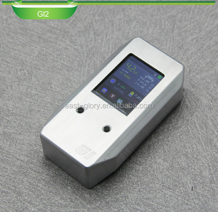 2014 newest mech mod ecig gi2 100 watt mod 1:1 clone gi2 mod high quality gi2