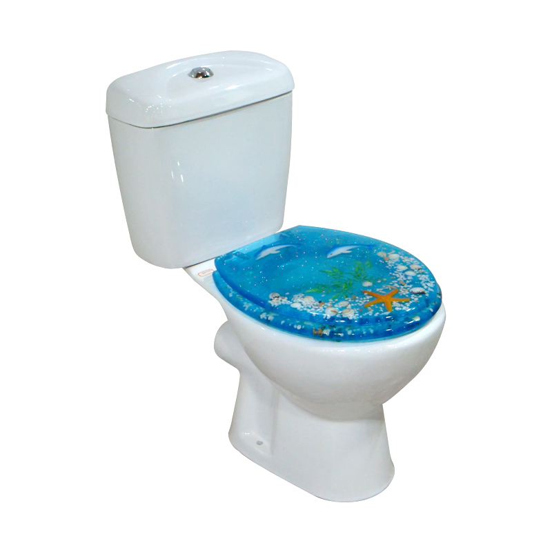 透明polyresinのバスルームのトイレの品質青トイレのシートカバー仕入れ・メーカー・工場