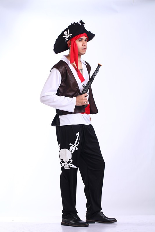 ハロウィン海賊衣装のための男高品質熱い卸売カーニバル衣装仕入れ・メーカー・工場