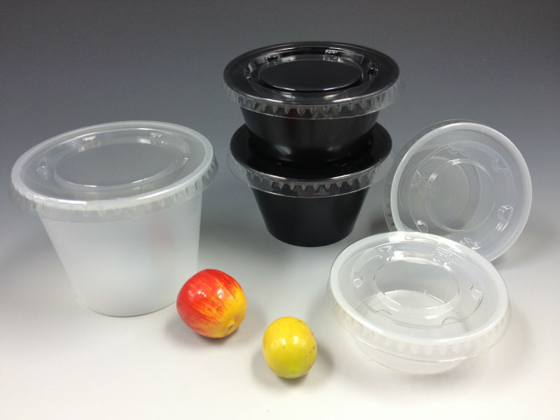 1.5oz Mini Disposable Take Away Plastic Sauce Cups With Lids Buy