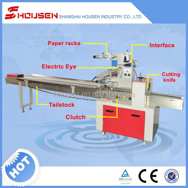 Automatic chocolate bar flow packing machine for sale