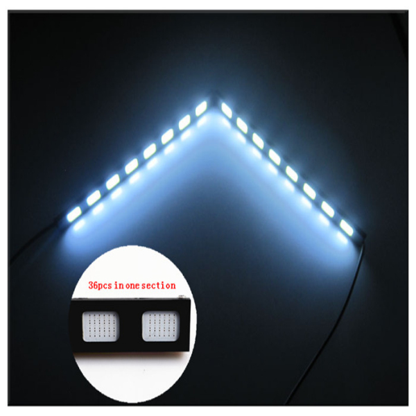 6SMD COB LEDデイライト/ディライト COB LED 面発光 タイプ汎用スティックライトブラック/シルバー スポットライト/DRL ホワイト 12V用 2個セット問屋・仕入れ・卸・卸売り