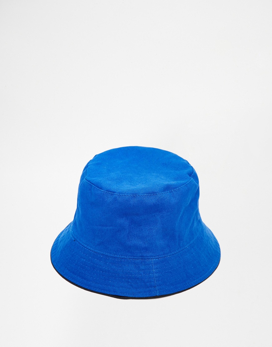 カスタムブランクbuketリバーシブル帽子黒と青バケツの帽子卸売仕入れ・メーカー・工場