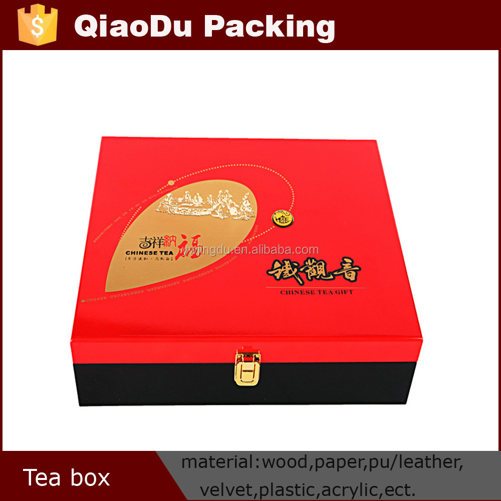 浙江省包装工場カスタム茶箱( 木製茶箱、 茶の包装箱、 木製のギフトボックス)仕入れ・メーカー・工場