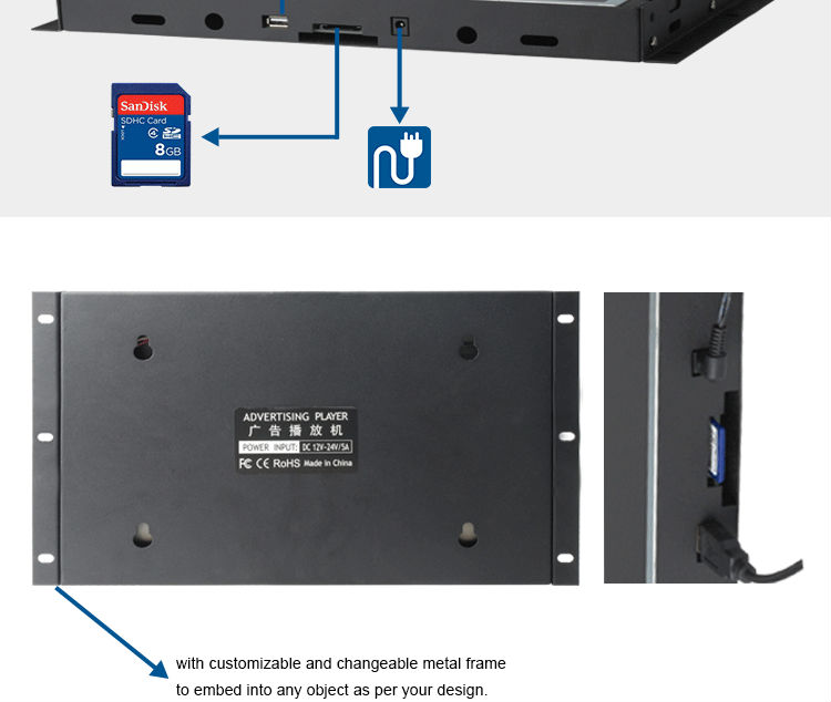 Heavy duty lcd frameless monitor 32 inch,32 inch open cell lcd display panel flexible mount led advert lcd panel .jpg