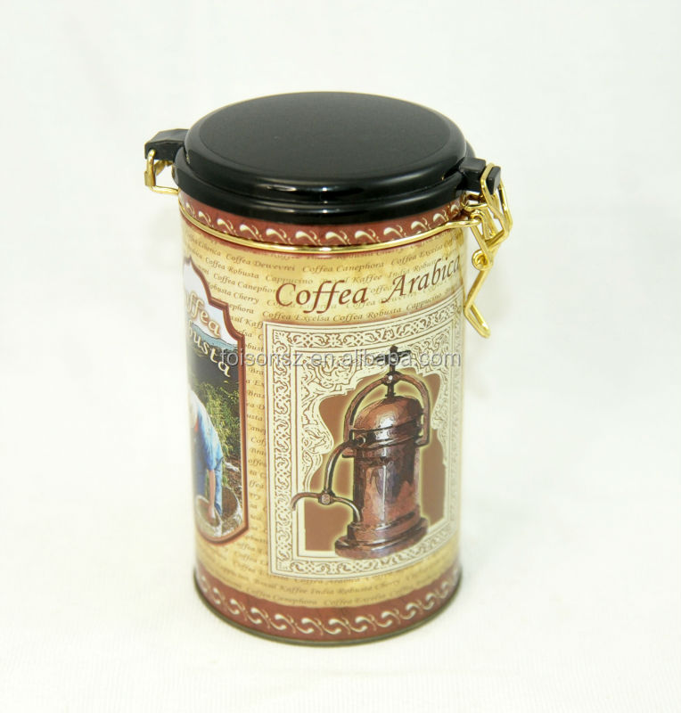 fashion custom saffron round tin box