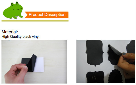 キッチンパントリーdiy洗浄可能なビニール黒板ステッカー黒ラベル問屋・仕入れ・卸・卸売り