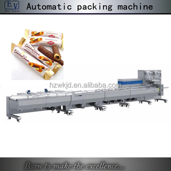 High speed automatic chocolate bar packaging machine