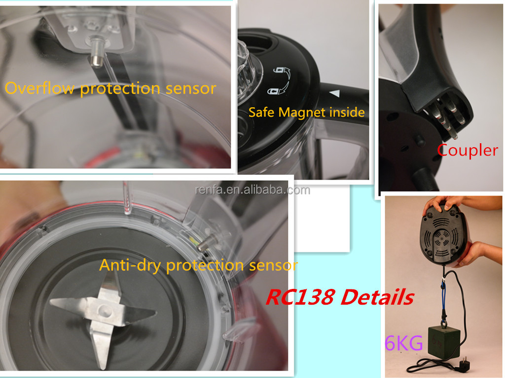 RC138A BLENDER MIXER& SOUP MAKER HOT SELL SHUNDE