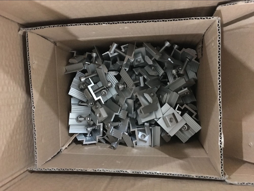 সৌর প্যানেল অ্যালুমিনিয়াম clamps