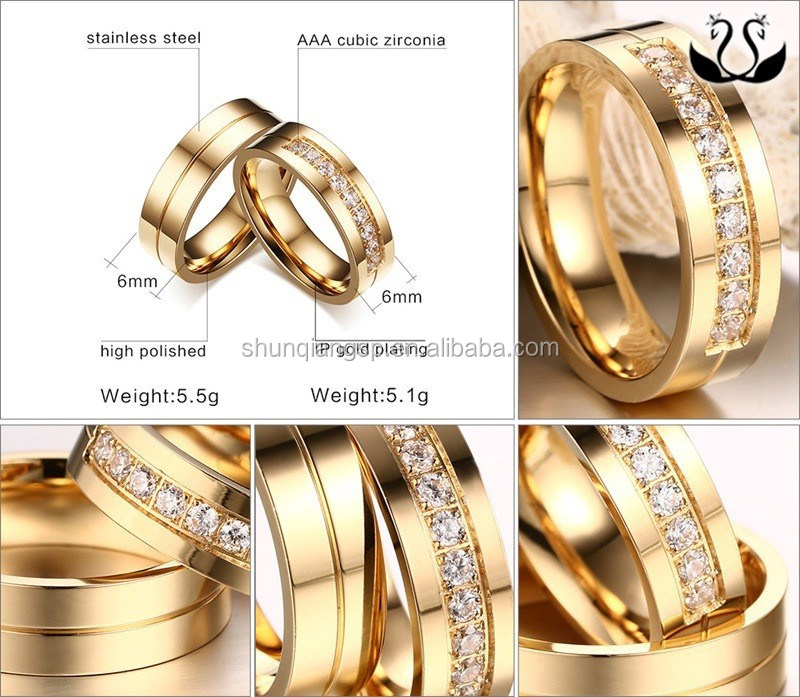 24k Gold Dubai Weddings Rings Jewelry,Stainless Steel Rings Buy 24k