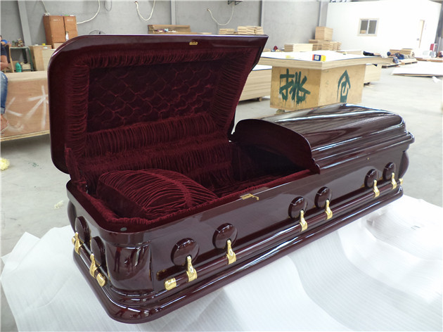 アリババ高品質人気素材木製ヨーロッパ棺で毛布とカバー仕入れ・メーカー・工場