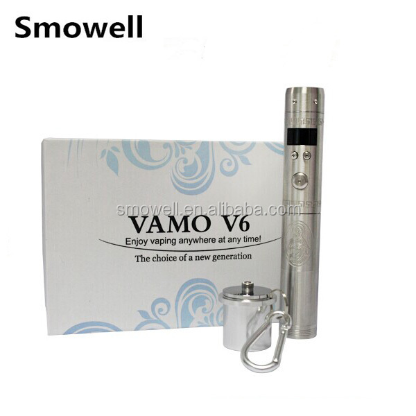 New product 2014 e-huge mod stainless steel vv vw mod 26650 battery vamo v6 e-huge