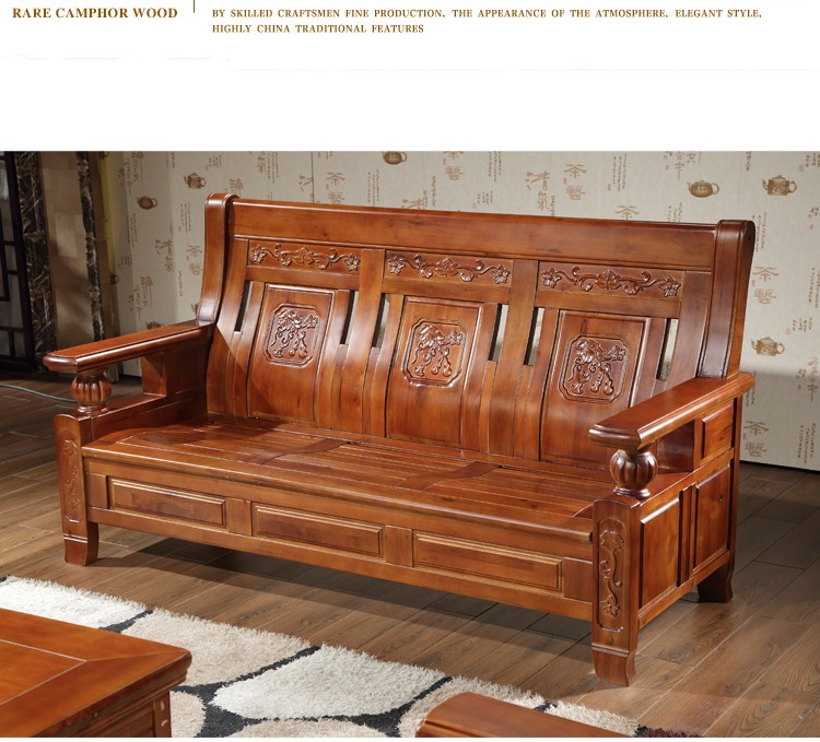 2016中国アンティークスタイル木製ソファ用ホームリビングルーム家具仕入れ・メーカー・工場