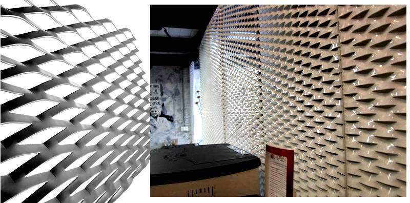 Diamond Shape Stainless Steel Powder Coated Expanded Steel Mesh