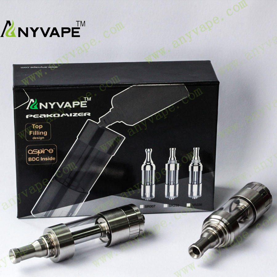 Factory price Hot sale Anyvape Peakomizer SR036 kit Aspire BDC coil,Airflow control,Top