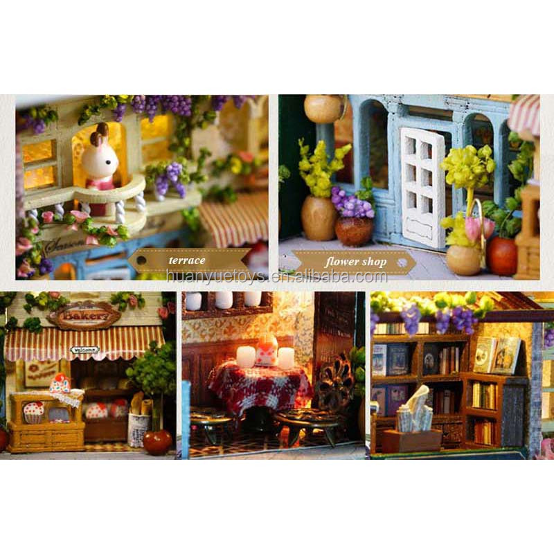 DIY Miniature Dollhouse Kit - Box Theater In a Happy Corner 