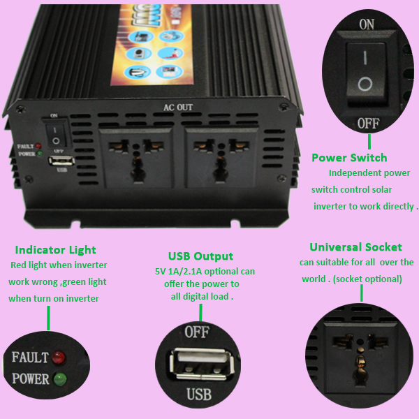 Single Phase Frequency Converter 25000 Watt Power Inverter High Quality