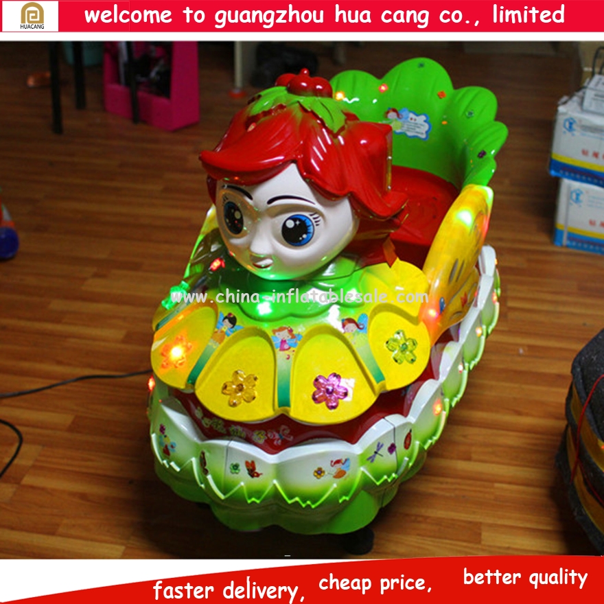 lovely cartoon design coin operated kiddie ride