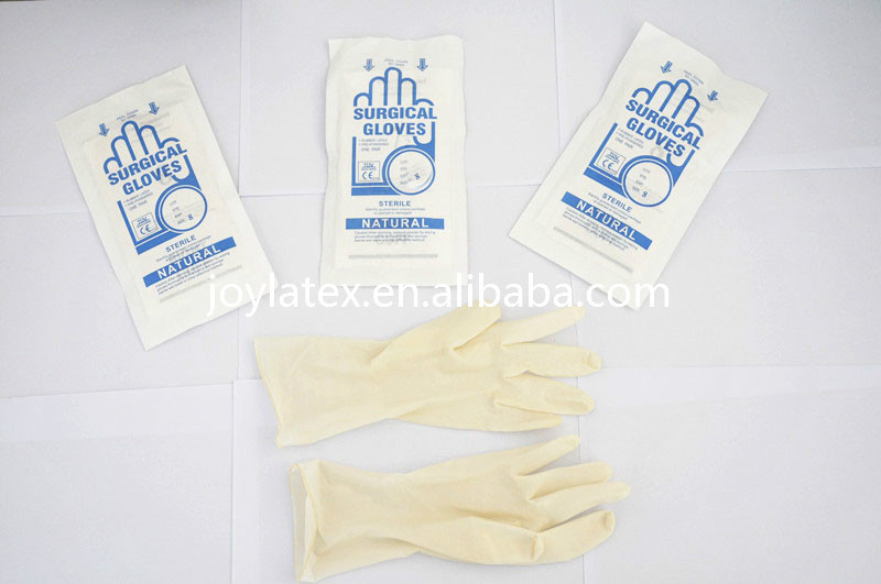 使い捨て無菌ラテックス手袋は、 粉末仕入れ・メーカー・工場