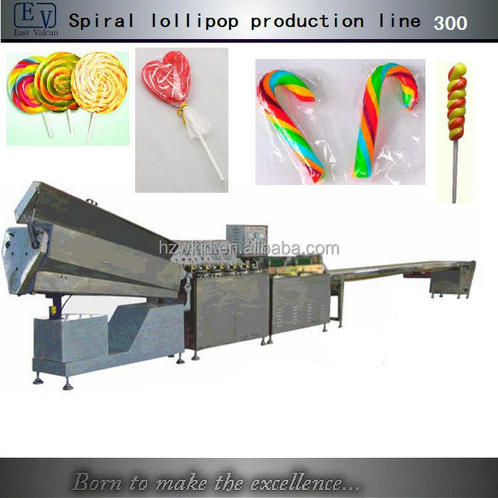 Lollipop candy stick making machine