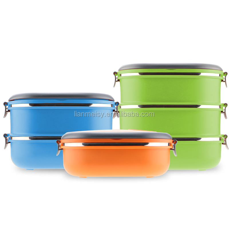 Stainless Steel Bulk Food Storage Container Rectangular Stainless Steel Food Container Keep Food