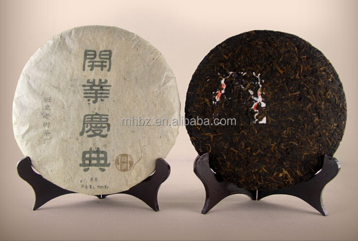 Drying compressed pu erh tea