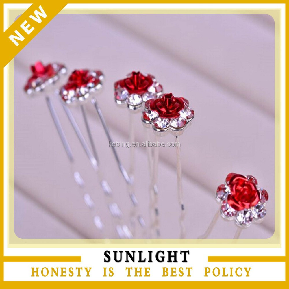 Wholesale Hair Spin Pins For Wedding Decoration Accessories Metal