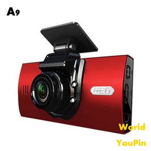 Double 720P30FPS 12MP CMOS 140 Wide 6G A9 Car DVR Video Recorder 2.7 Inch LCD Screen + Rear Car Camera 720P 4