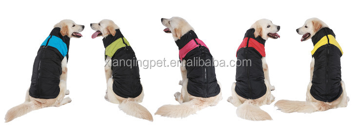 熱い冬服売れ筋5色余分な大規模なペットの犬服ジッパー付き仕入れ・メーカー・工場