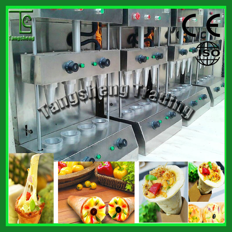 Tangsheng Stainless Steel Automatic Pizza Cone Making Machine/Pizza Cone Production Line/Pizza Cone 