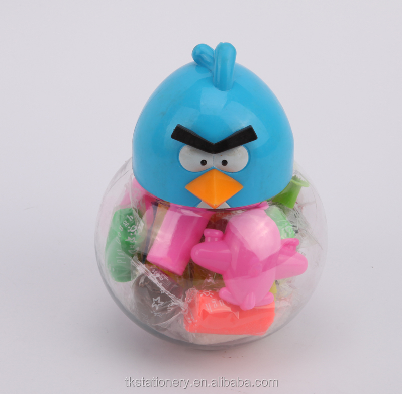 カラフルな鳥プラスチック容器エコ- フレンドリーな歌姫粘土問屋・仕入れ・卸・卸売り