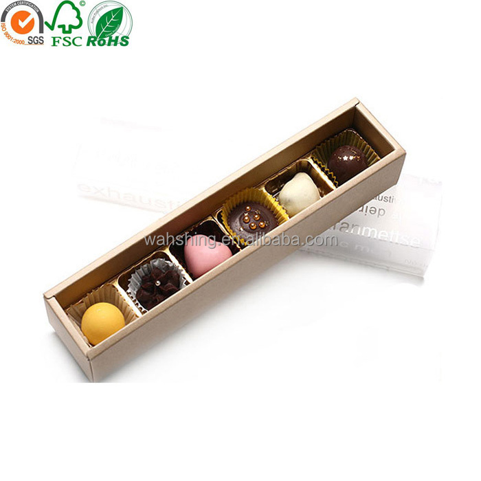 Rectangle matte black card chocolate bar packaging box