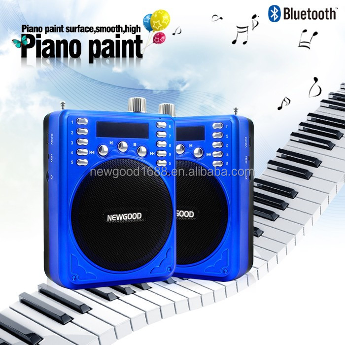 2016新しいタイプ中国深セン10ワットbluetoothポータブルスピーカーfmラジオ、音声アンプと音声録音機能仕入れ・メーカー・工場